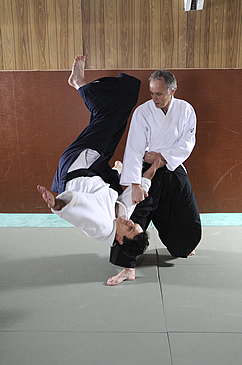 Gilles Rettel , professeur de aïkido Dinard